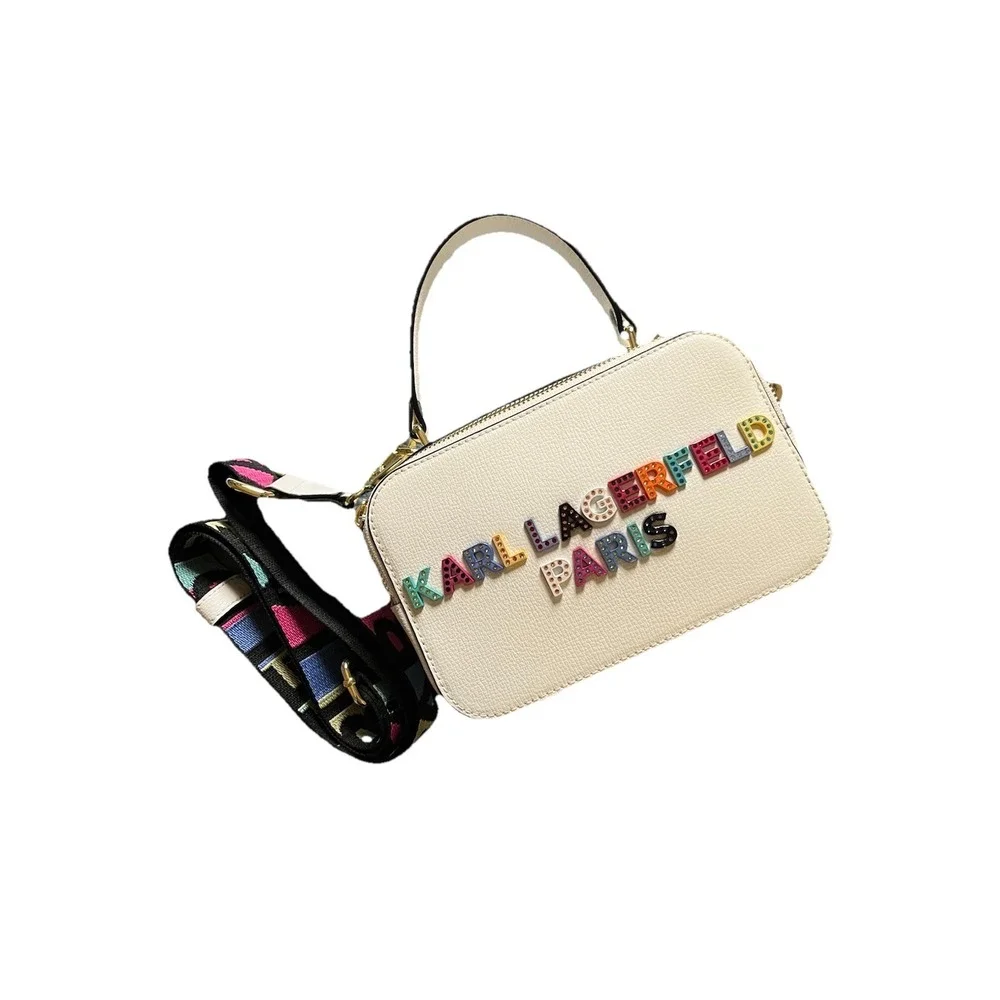 Karl Lagerfeld‎ Paris Simone Lunchbox Crossbody Color wet  Why/Stone